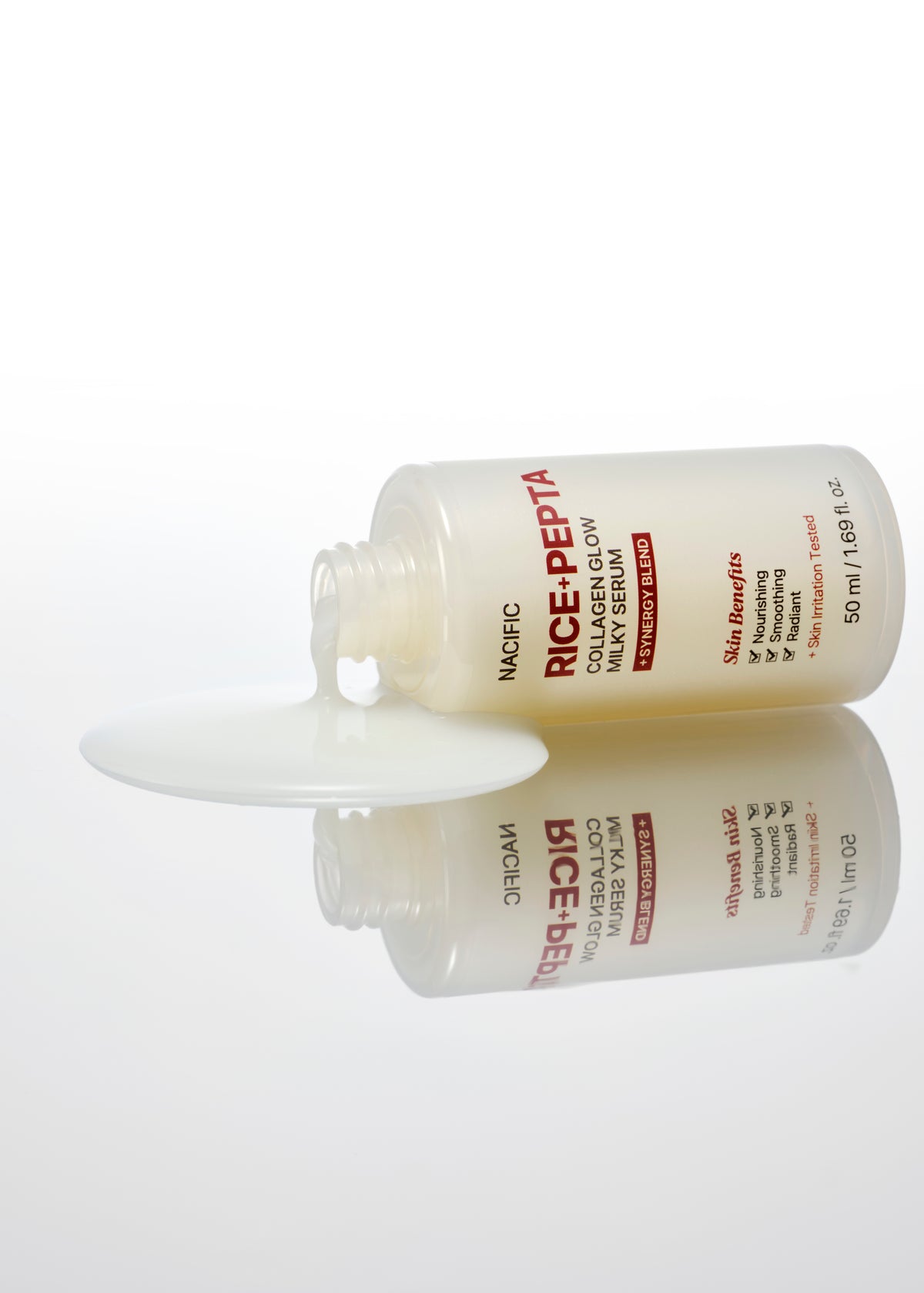 NACIFIC RICE PEPTA COLLAGEN GLOW MILKY Nawilżające serum do twarzy o mlecznej konsystencji 50 ml #4
