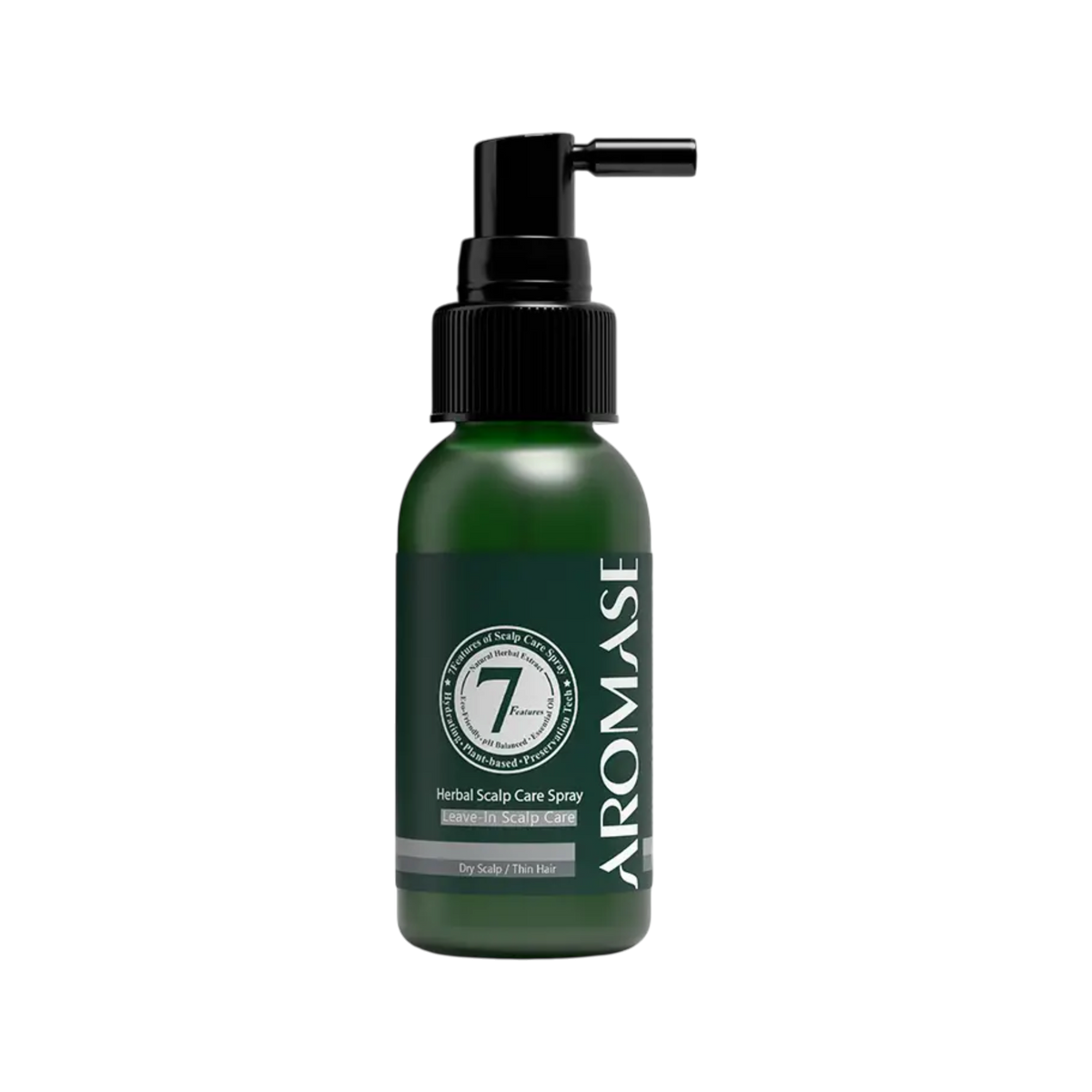 AROMASE HERBAL SCALP CARE SPRAY Ziołowa wcierka nawilżająca do suchej skóry głowy i cienkich włosów 40 ml