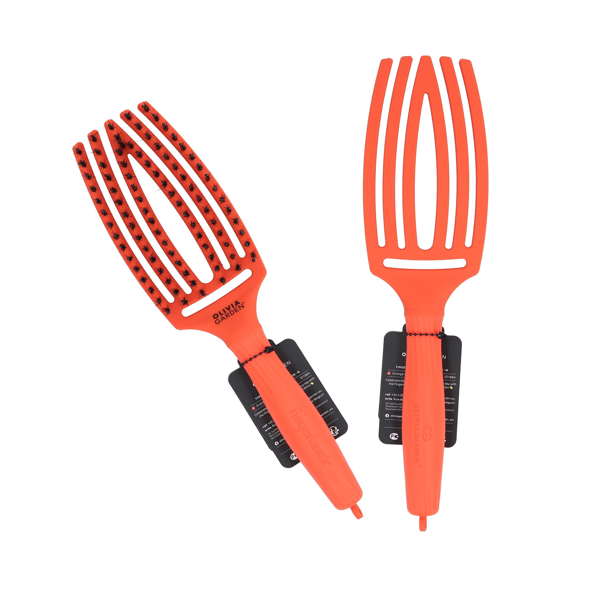 OLIVIA GARDEN FINGERBRUSH Szczotka do włosów Dolce Vita Orange Spritz