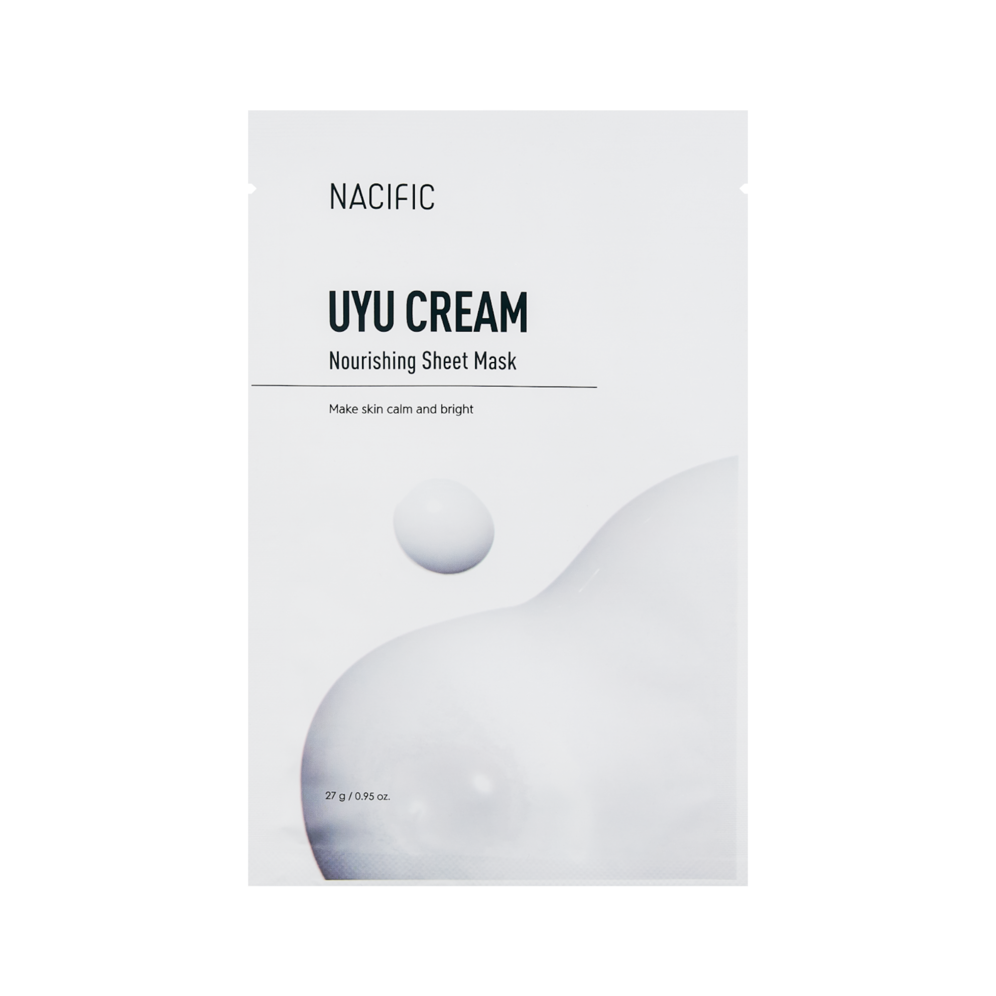 NACIFIC UYU CREAM NOURISHING MASK PACK Odżywcza maska w płachcie 1x30 g