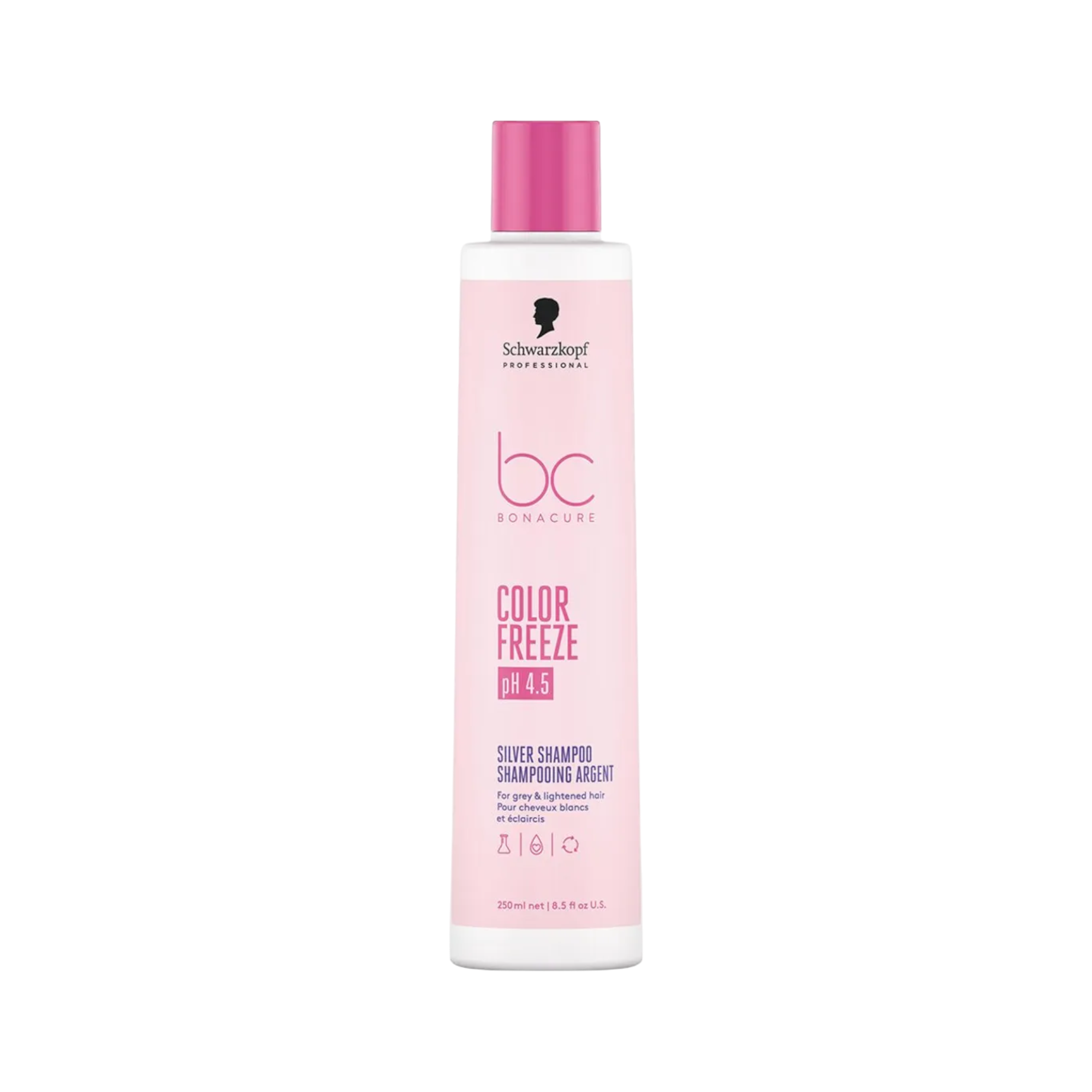 SCHWARZKOPF PROFESSIONAL BC COLOR FREEZE SILVER Szampon do włosów farbowanych i siwych 250 ml