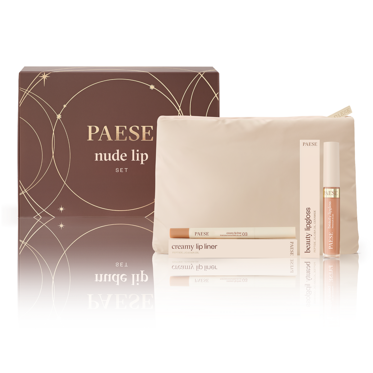 PAESE NUDE LIP Świąteczny zestaw