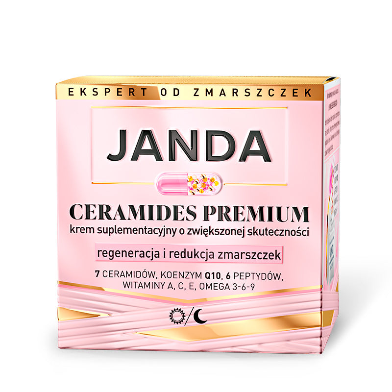 JANDA CERAMIDES PREMIUM Krem suplementacyjny o zwiększonej skuteczności, regeneracja i redukcja  zmarszczek 50 ml #2