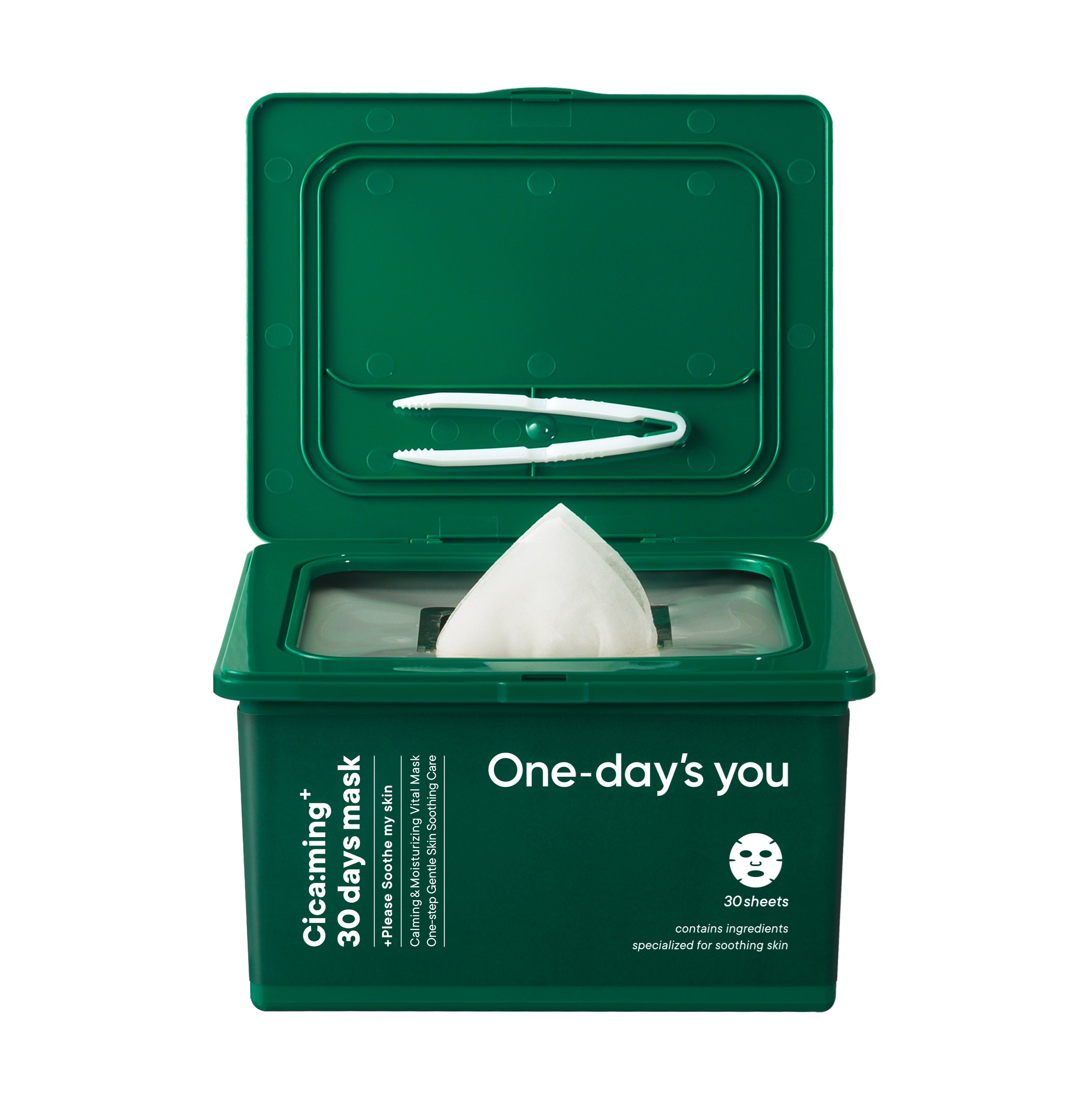 ONE-DAY’S YOU CICA:MING 30 DAYS Kojące maski w płachcie 310 ml (30 szt.) #2