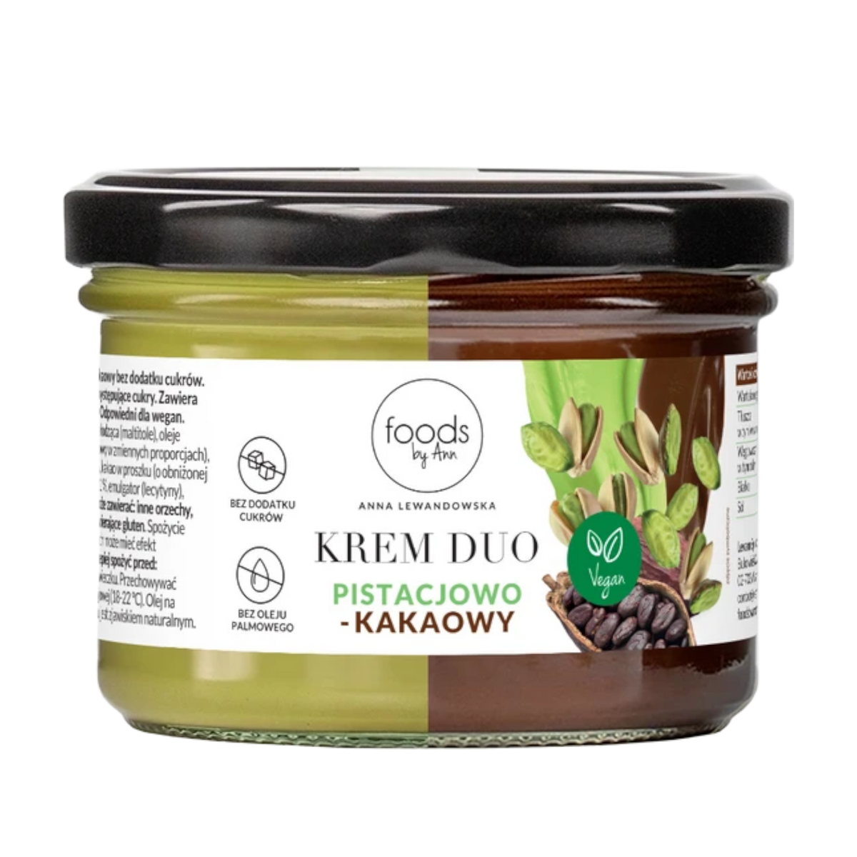 FOODS BY ANN Wegański krem duo pistacjowo-kakaowy 200 g