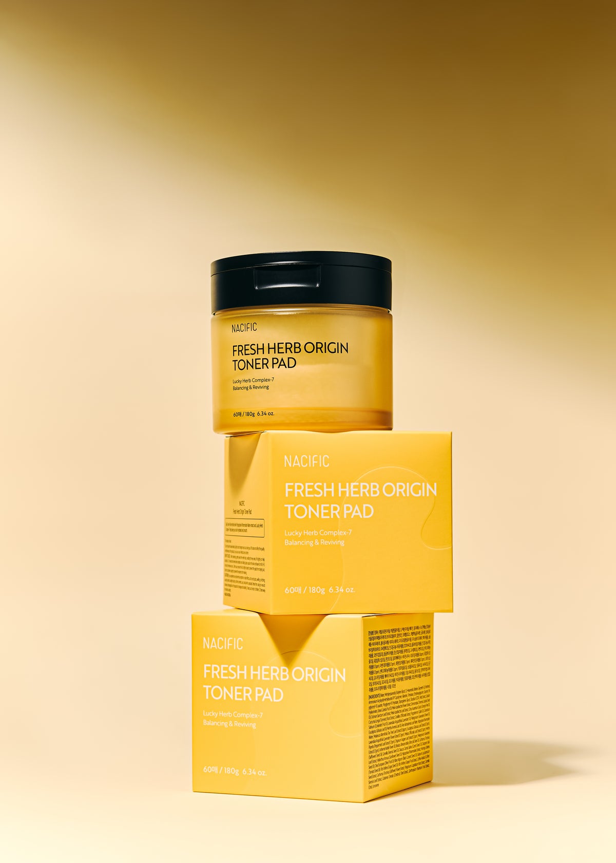 NACIFIC FRESH HERB ORIGIN TONER PAD Multifunkcje płatki tonizujące 180 ml (60 szt.) #3