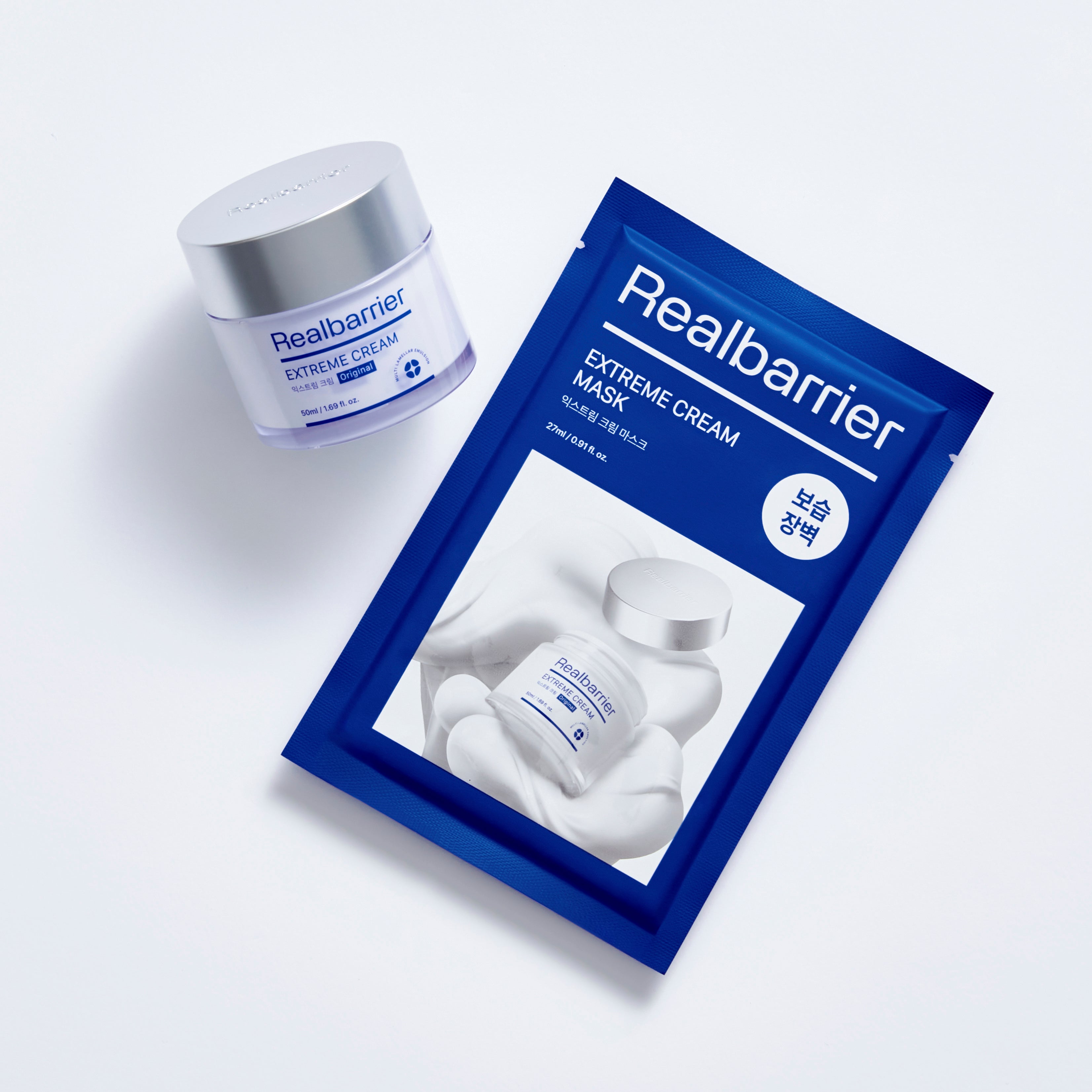 REAL BARRIER EXTREME CREAM MASK Intensywnie nawilżająca maska w płachcie 27 ml #2