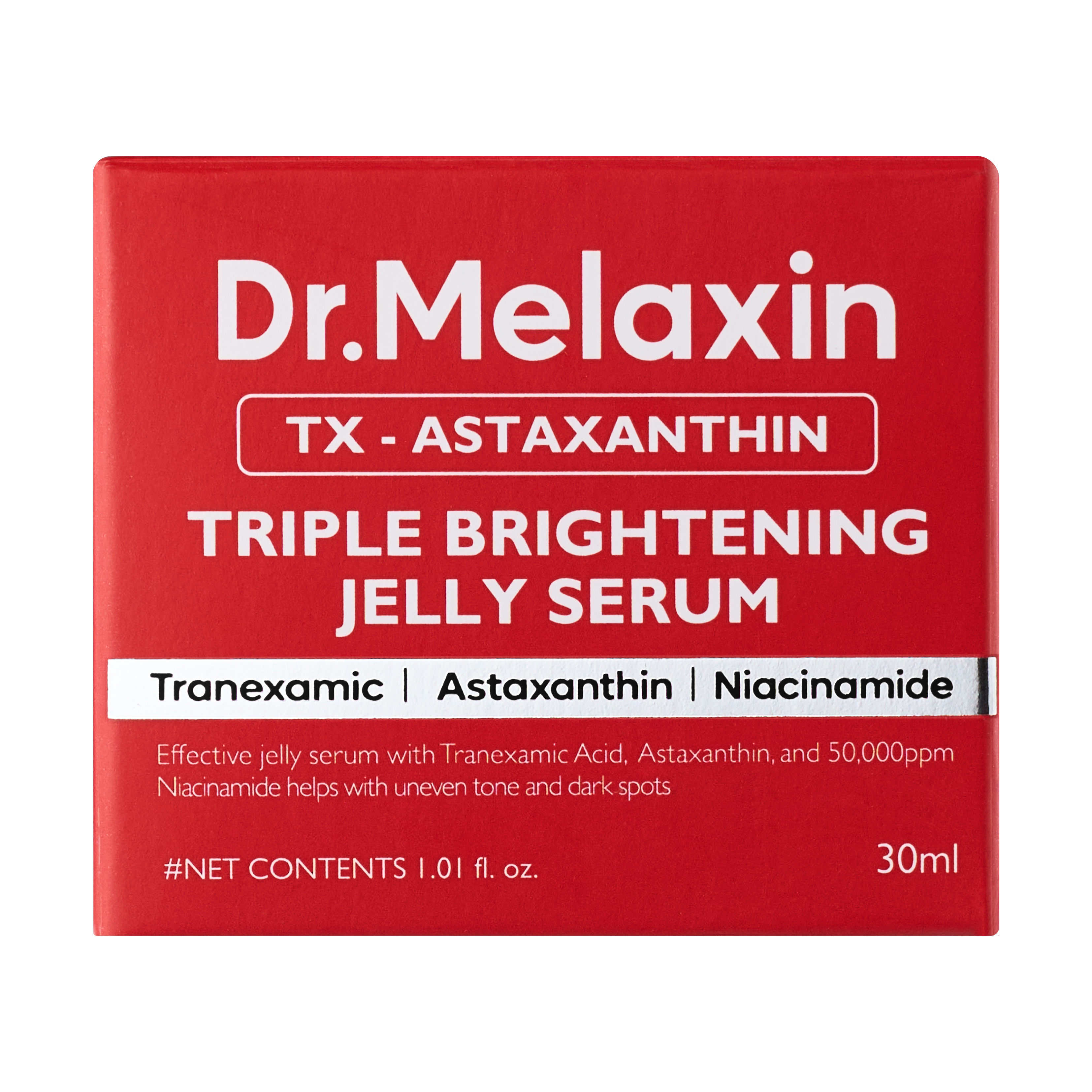 DR.MELAXIN TX-ASTAXANTHIN TRIPLE BRIGHTENING JELLY SERUM Rozjaśniające serum na przebarwienia 30 ml #2