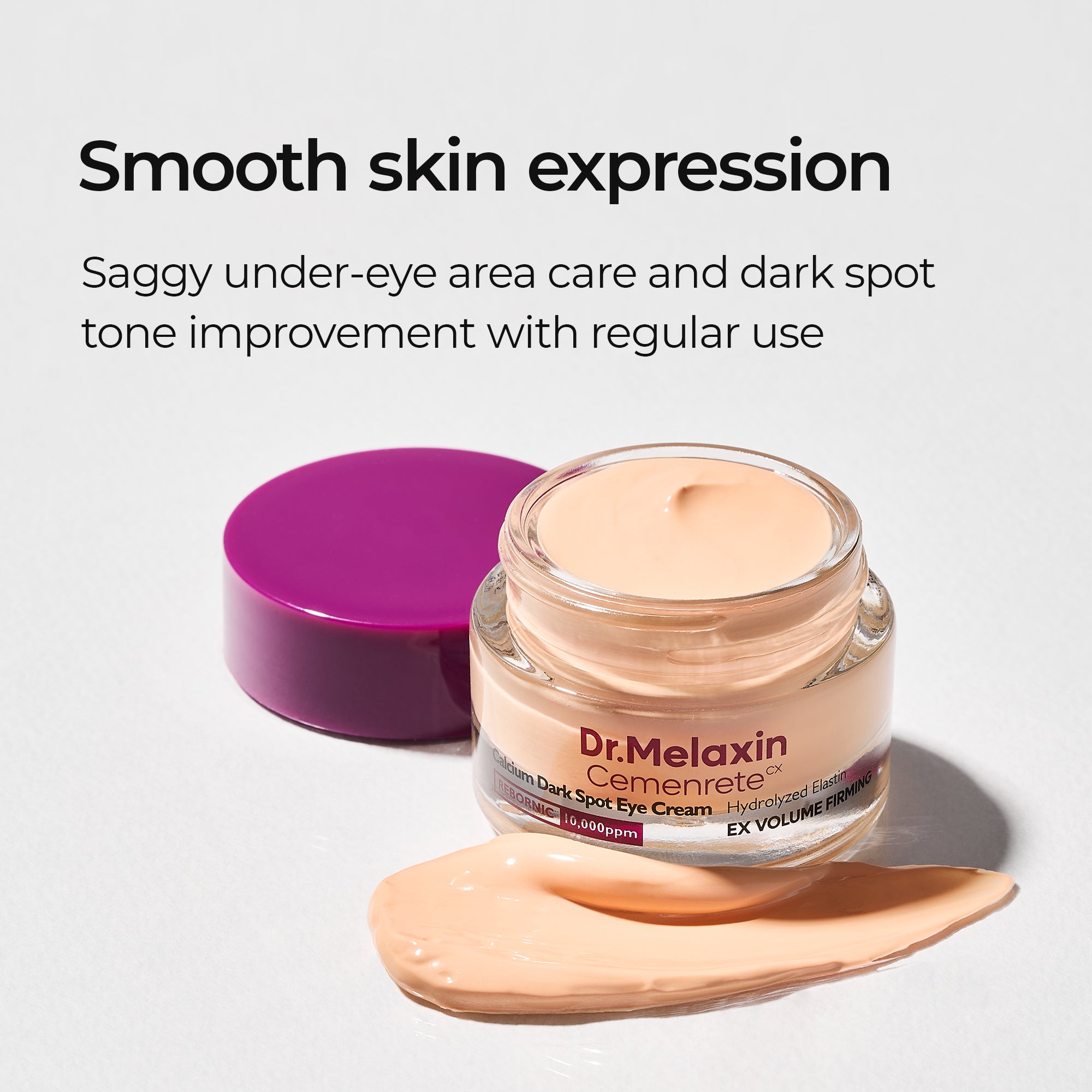 DR.MELAXIN CEMENRETE CALCIUM DARK SPOT EYE CREAM Krem pod oczy rozjaśnienie & ujędrnienie 15 g #5