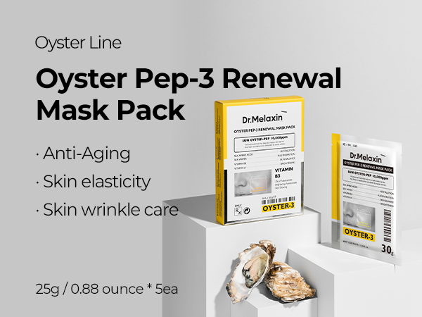 DR.MELAXIN OYSTER PEPTIDE MASK Odmładzające maseczki peptydowe w płachcie 5 x 30 g #5