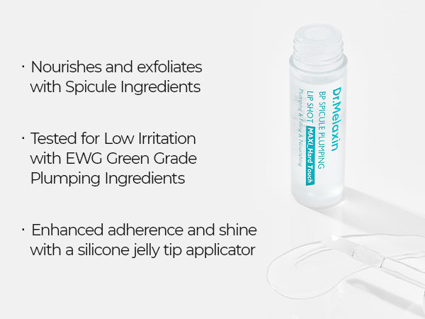 DR.MELAXIN BP SPICULE PLUMPING LIP SHOT MAXI Nawilżający błyszczyk z efektem powiększenia ust 4 ml #8