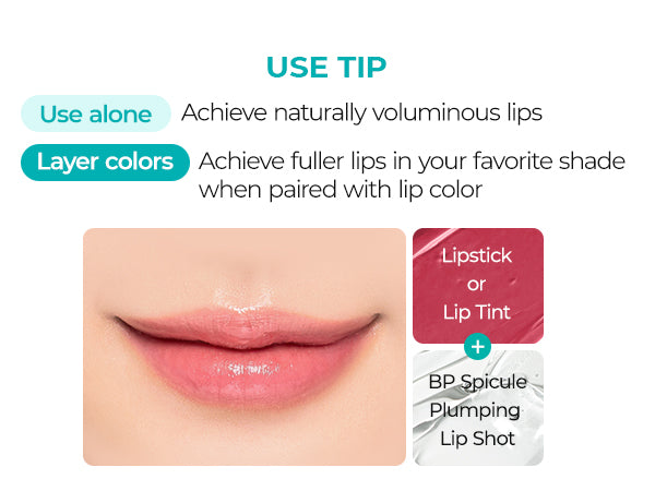 DR.MELAXIN BP SPICULE PLUMPING LIP SHOT MAXI Nawilżający błyszczyk z efektem powiększenia ust 4 ml #11