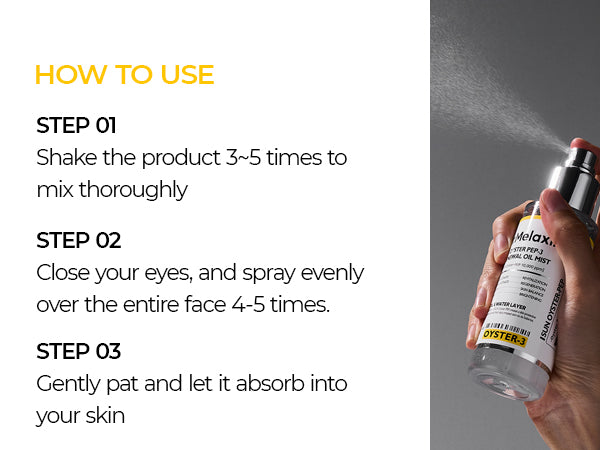 DR.MELAXIN OYSTER PEPTIDE SPRAY AMPOULE Odmładzająca esencja peptydowa - dwufazowa 100 ml #4