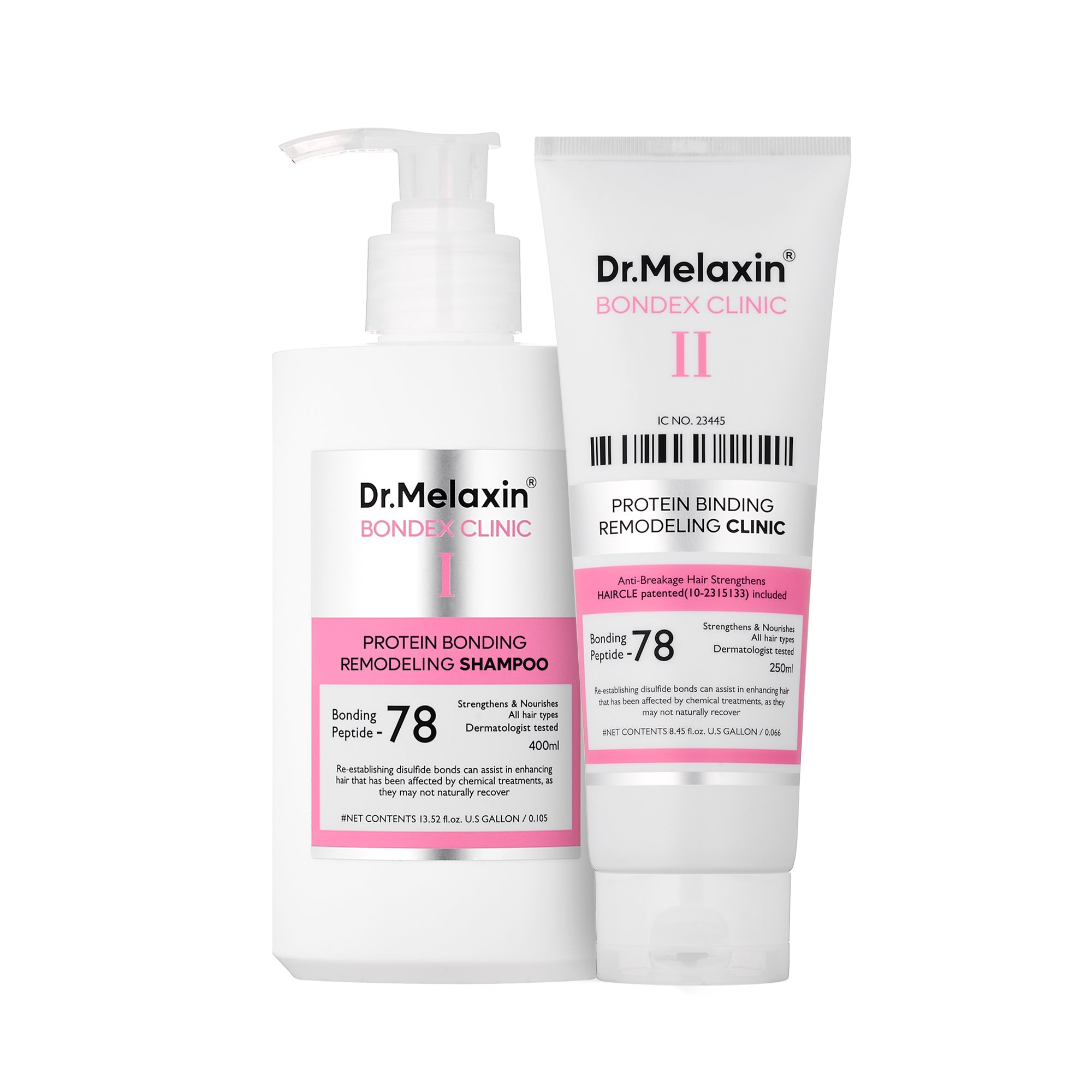DR.MELAXIN BONDEX LINE Repair Set – zestaw odbudowujący włosy zniszczone i osłabione