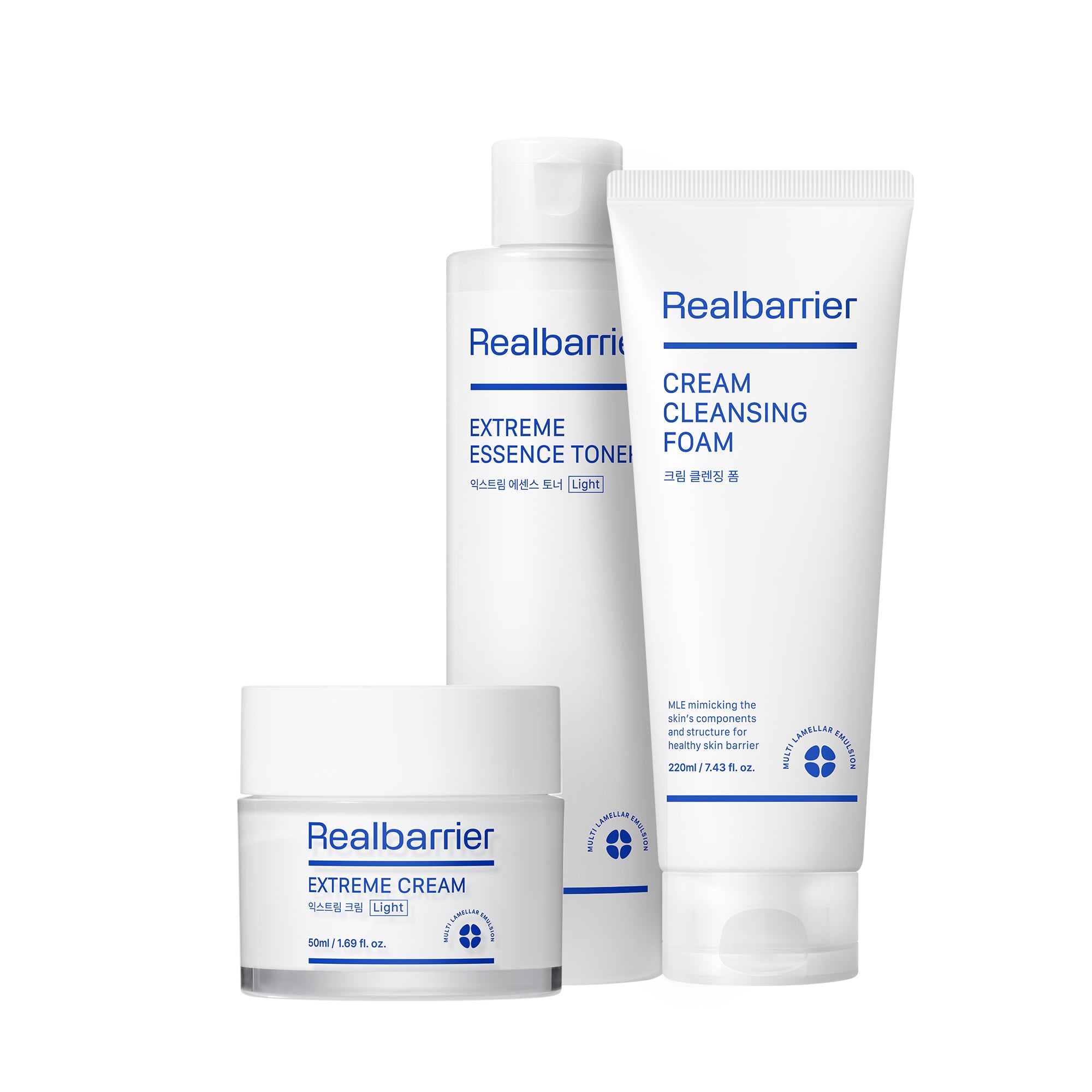 REAL BARRIER MLE Extreme Moisture Set – zestaw odbudowująco-nawilżający dla skóry wrażliwej