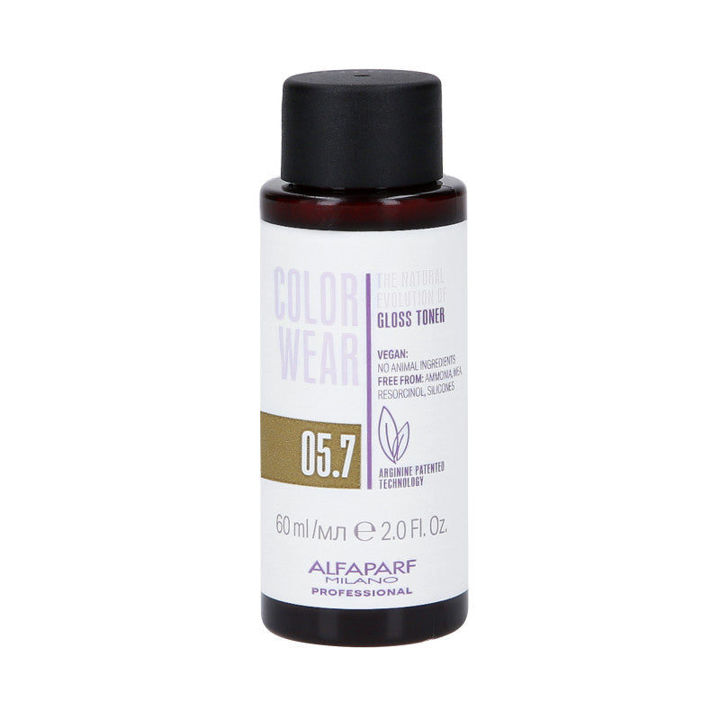 ALFAPARF COLOR WEAR GLOSS Toner do włosów bez amoniaku 60 ml #7