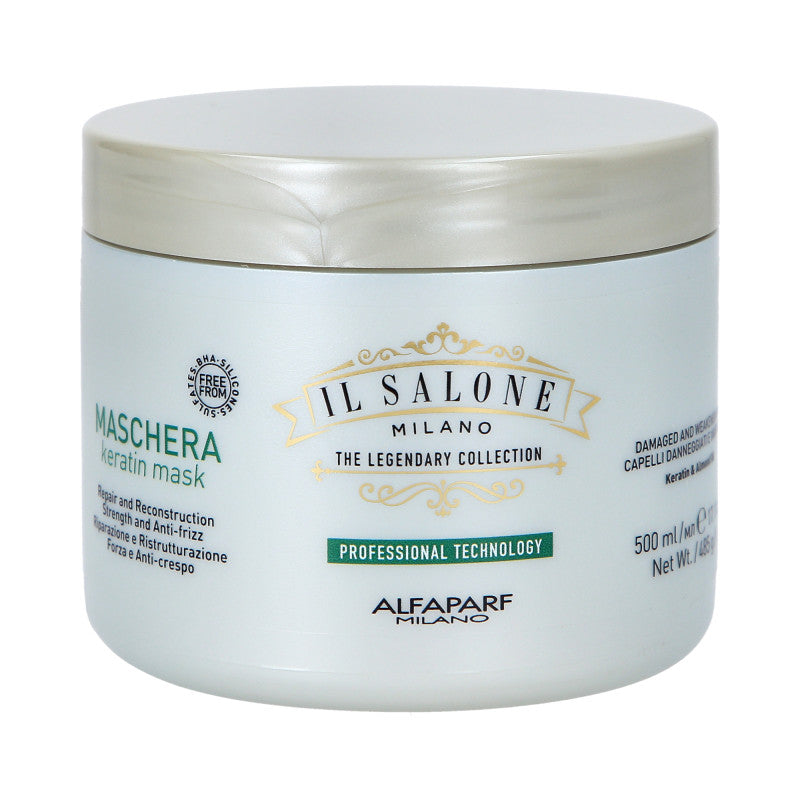 ALFAPARF IL SALONE MILANO KERATIN Odbudowująca maska do włosów 500 ml