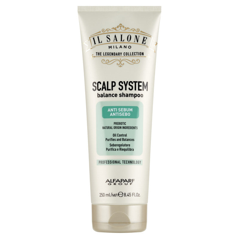 ALFAPARF IL SALONE MILANO SCALP SYSTEM BALANCE Oczyszczający szampon do włosów przetłuszczających się 250 ml