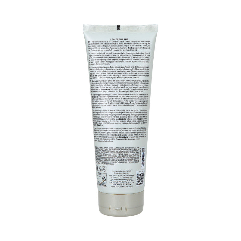 ALFAPARF IL SALONE MILANO SCALP SYSTEM BALANCE Oczyszczający szampon do włosów przetłuszczających się 250 ml #2