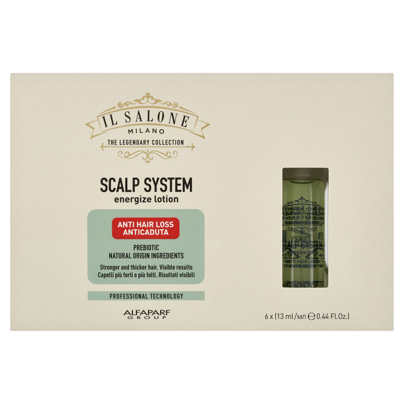 ALFAPARF IL SALONE MILANO SCALP SYSTEM ENERGIZE Ampułki do włosów osłabionych i nadmiernie wypadających 6x13 ml