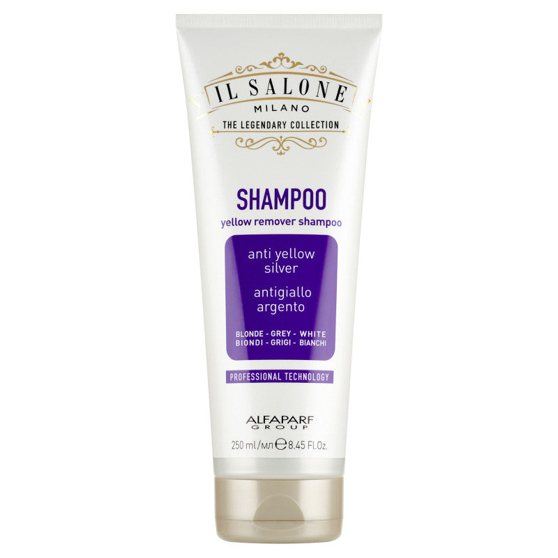 ALFAPARF IL SALONE MILANO YELLOW REMOVER Fioletowy szampon do włosów siwych i blond 250 ml