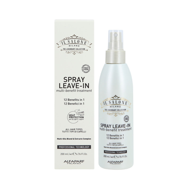 ALFAPARF IL SALONE SPRAY LEAVE IN Wielozadaniowy wegański spray do każdego rodzaju włosów 200 ml