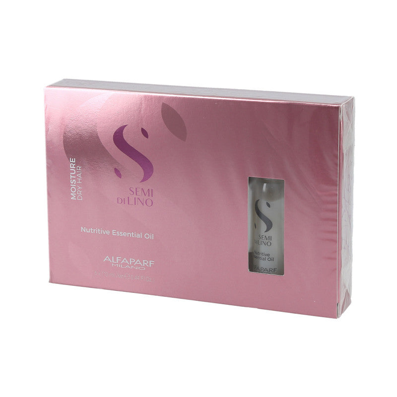 ALFAPARF SEMI DI LINO MOISTURE Nutritive Essential Oil Ampułki do włosów 6x13 ml