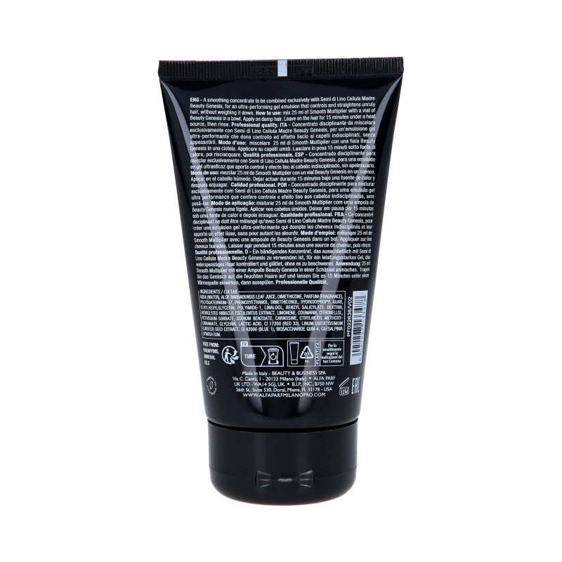 ALFAPARF SEMI DI LINO SUBLIME CELLULA MADRE Multiplikator wygładzający do włosów niesfornych i kędzierzawych 150 ml #2