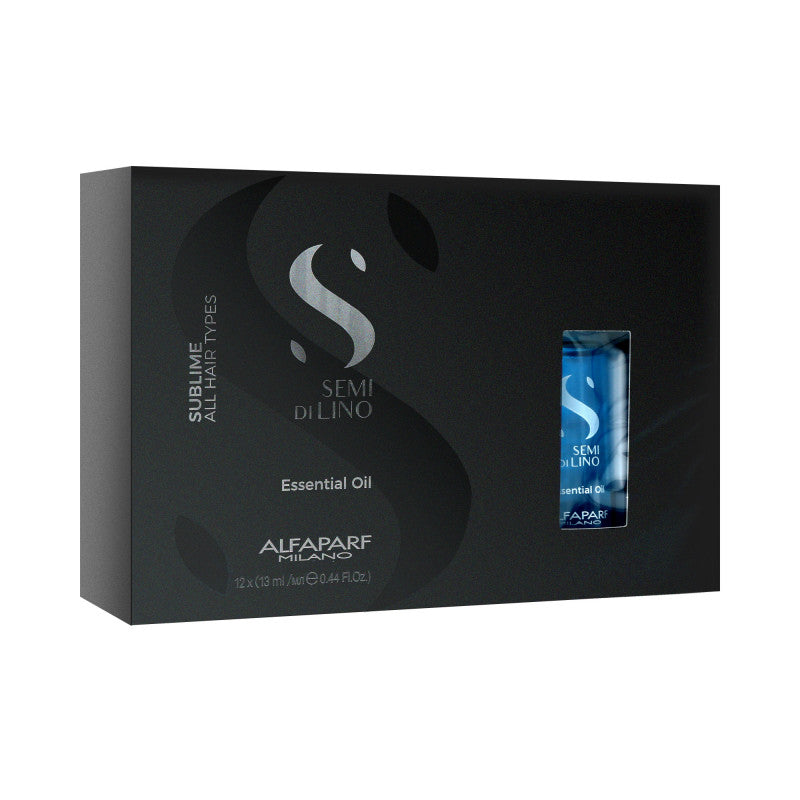 ALFAPARF SEMI DI LINO SUBLIME Essential Oil Ampułki do włosów 12x13 ml