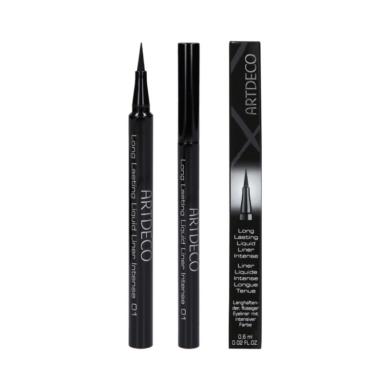 ARTDECO LONG LASTING LIQUID LINER INTENSE Płynny intensywny eyeliner w pisaku 01 Black 0,6 ml