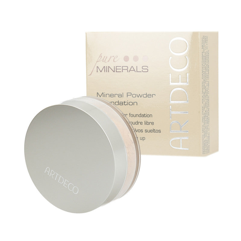 ARTDECO PURE MINERALS Podkład mineralny w pudrze 4 Light Beige 15 g