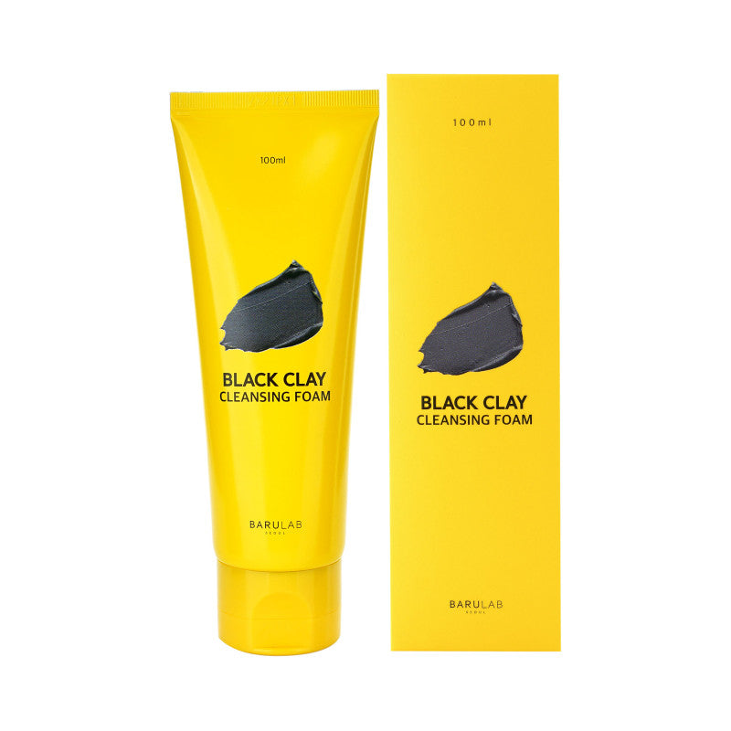 BARULAB BLACK CLAY Pianka oczyszczająca z czarną glinką 100 ml