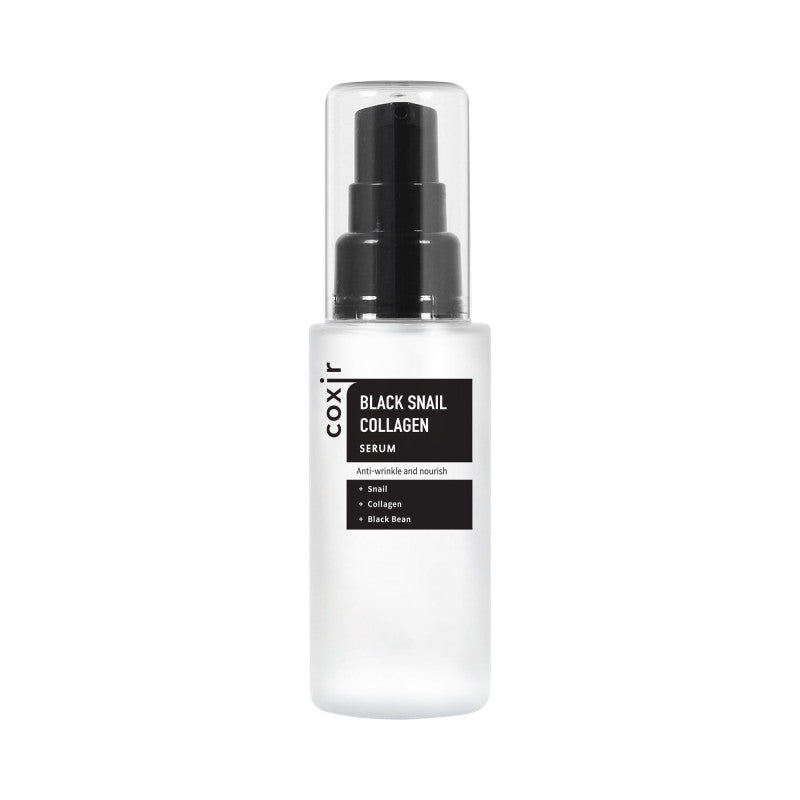 COXIR BLACK SNAIL COLLAGEN LINE Odmładzające serum z mucyną ślimaka i kolagenem 50 ml