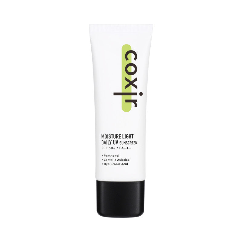 COXIR GREEN TEA CLEAR LINE Codzienny krem przeciwsłoneczny SPF50+ PA+++ z zieloną herbatą 50 ml