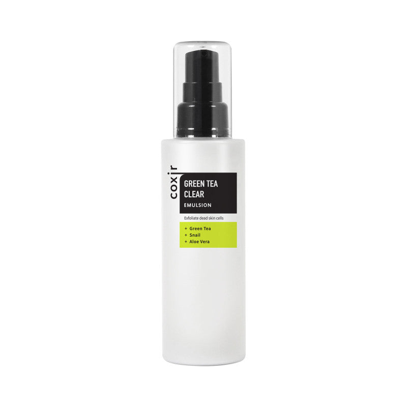 COXIR GREEN TEA CLEAR LINE Nawilżająca emulsja z zieloną herbatą 100 ml