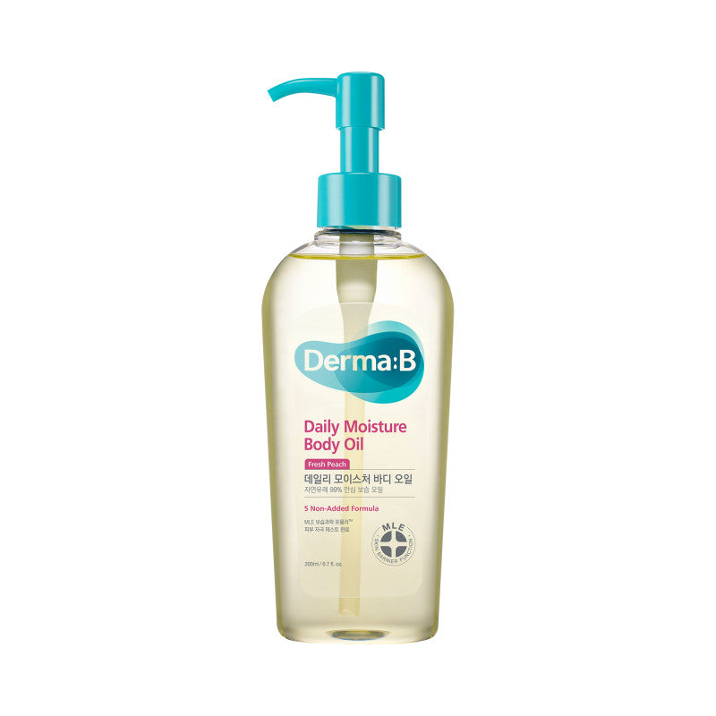 DERMA:B Nawilżający olejek do ciała z ekstraktem z brzoskwini 200 ml