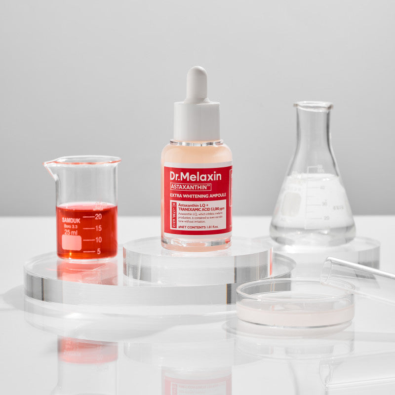 DR. MELAXIN ASTAXANTHIN BRIGHTENING AMPOULE Rozjaśniające serum-ampułka z astaksantyną 30 ml #3