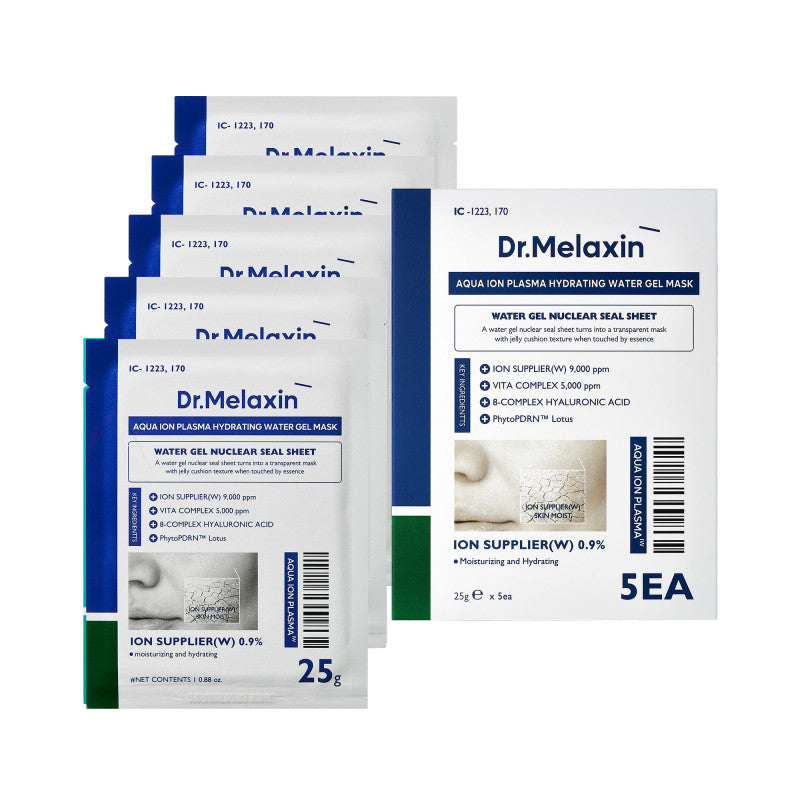 DR.MELAXIN AQUA ION LINE Maska-żel nawilżająca 5 x 25 g