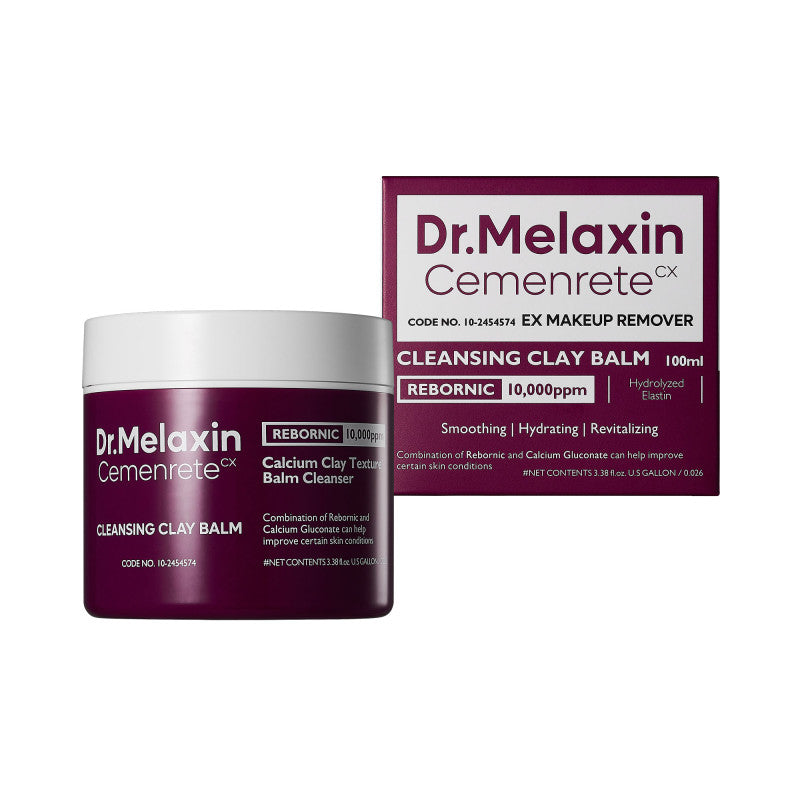 DR.MELAXIN CEMENRETE LINE Oczyszczający balsam glinkowy do demakijażu i pielęgnacji skóry 100 ml