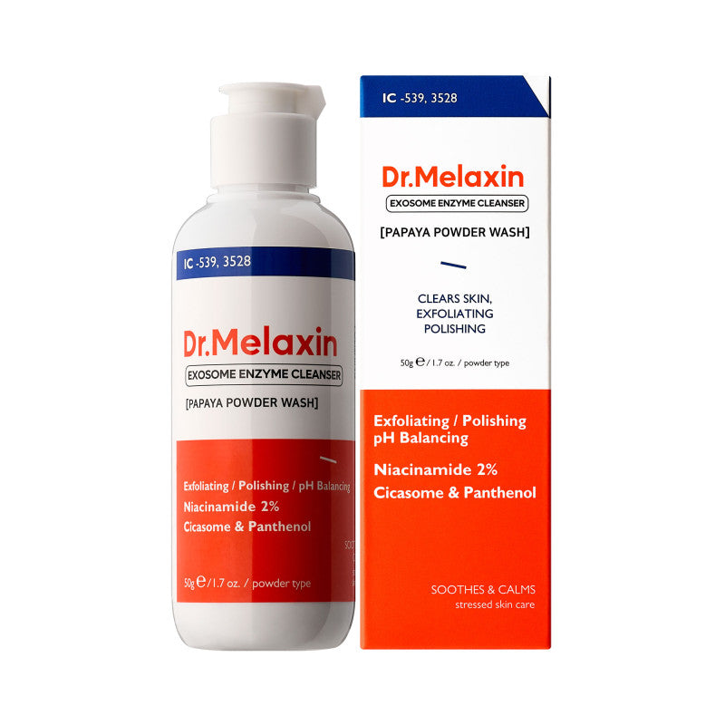 DR.MELAXIN EXOSOME LINE Enzymatyczny puder oczyszczający z egzomosomami 50 g