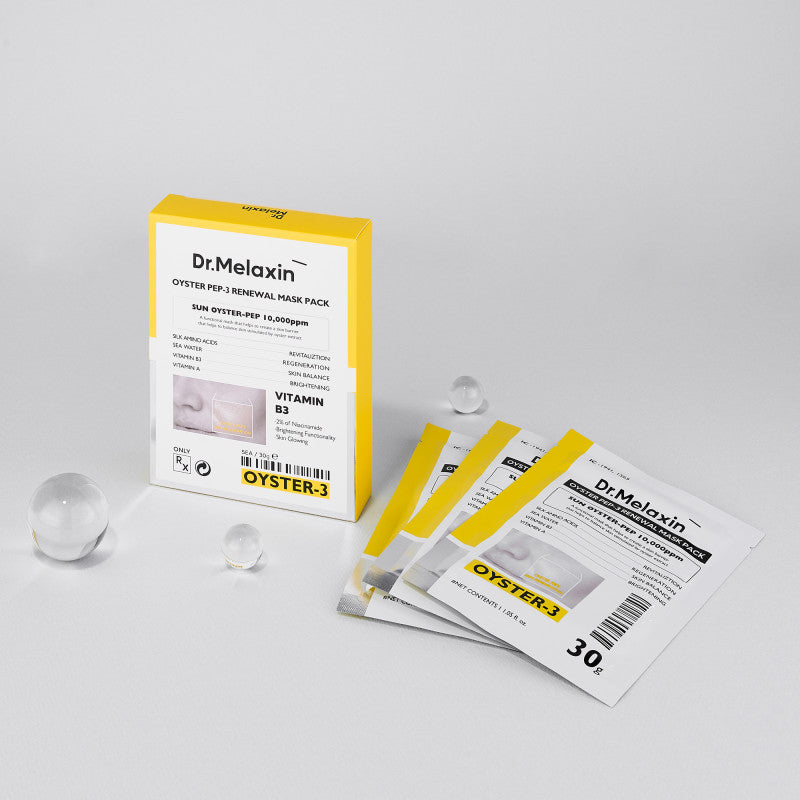 DR.MELAXIN OYSTER PEPTIDE MASK Odmładzające maseczki peptydowe w płachcie 5 x 30 g #2