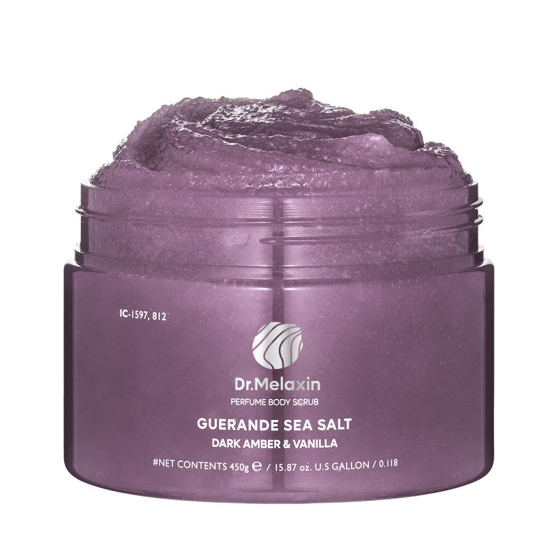 DR.MELAXIN PERFUME BODY SCRUB Perfumowany peeling solny do ciała Dark Amber&Vanilla 450 g #2