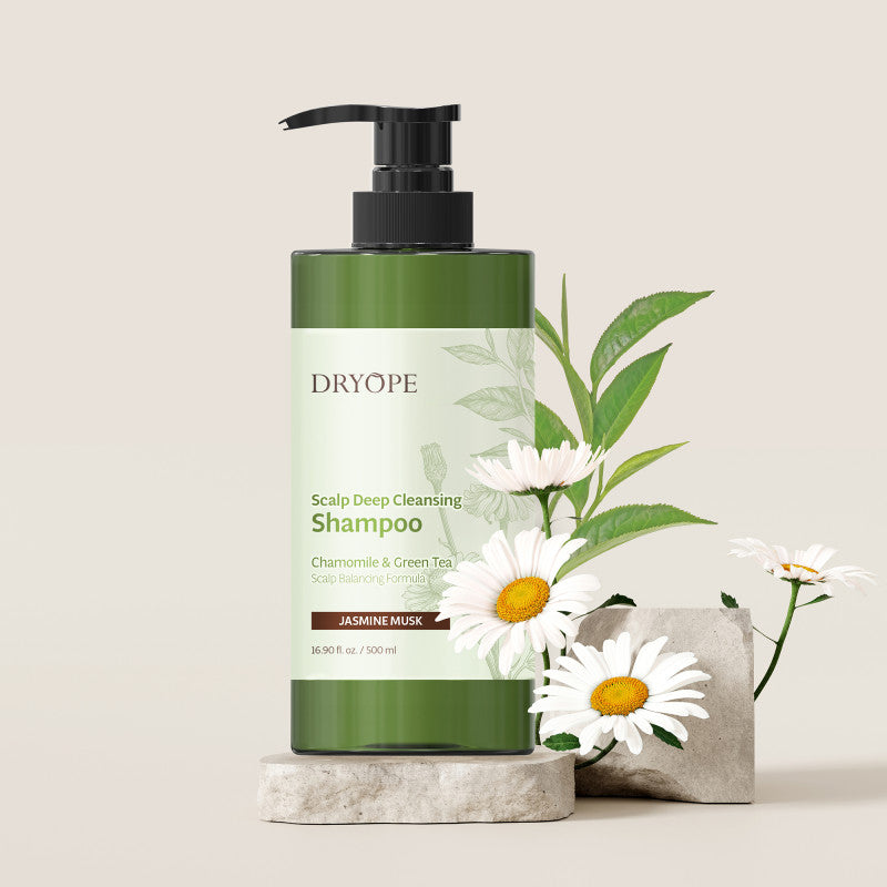 DRYOPE SCALP DEEP CLEANSING Wegański szampon do włosów o zapachu piżma i jaśminu 500 ml #2