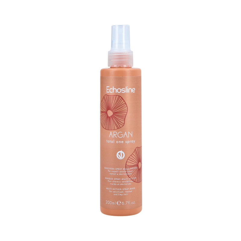 ECHOSLINE ARGAN TOTAL ONE Multiaktywna wegańska maska w sprayu z olejkiem arganowym 200 ml