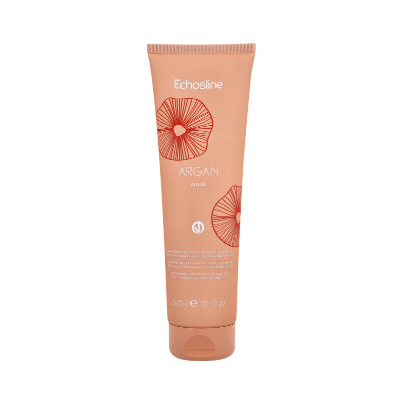 ECHOSLINE ARGAN Wegańska maska z olejkiem arganowym do włosów suchych 300 ml