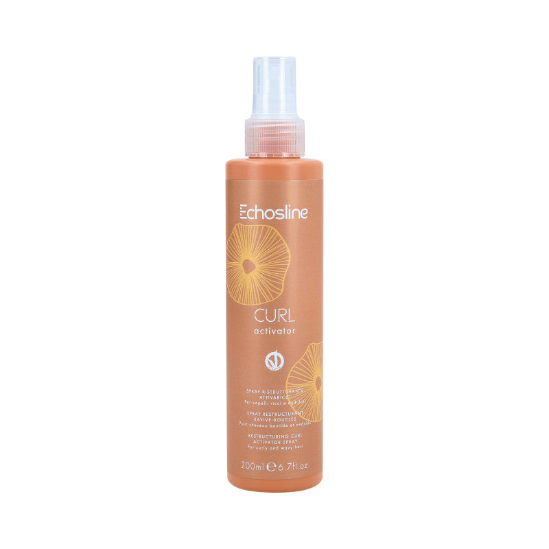ECHOSLINE CURL ACTIVATOR Odbudowujący spray aktywujący skręt włosów kręconych i falowanych 200 ml