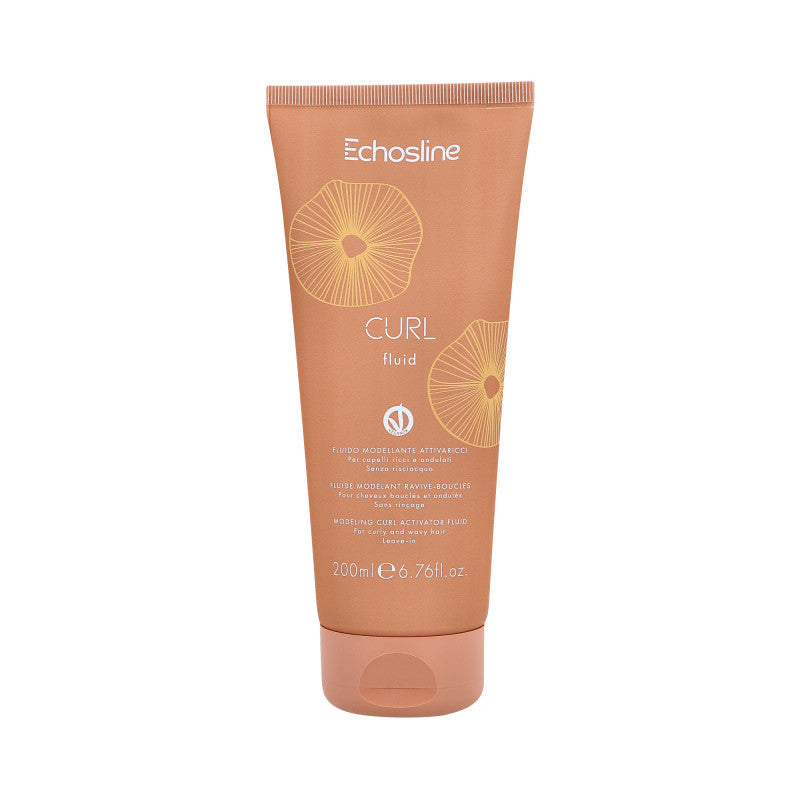 ECHOSLINE CURL FLUID VEGAN Płynny wegański fluid modelujący włosy kręcone 200 ml