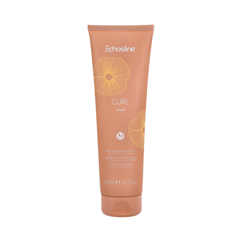ECHOSLINE CURL VEG Wegańska nawilżająca maska do włosów kręconych i falowanych 300 ml