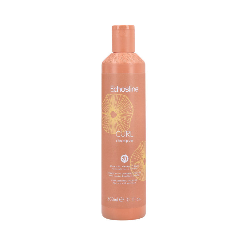 ECHOSLINE CURL VEG Wegański nawilżający szampon do włosów kręconych i falowanych 300 ml