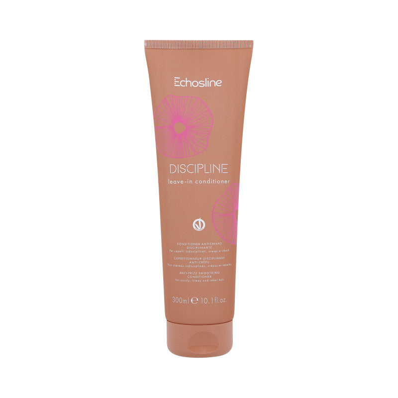 ECHOSLINE DISCIPLINE ANTI-FRIZZ LEAVE-IN Wegańska dyscyplinująca odżywka przeciwdziałająca puszeniu włosów 300 ml